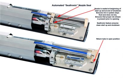 What is the problem of slow ink output of large character inkjet printer?